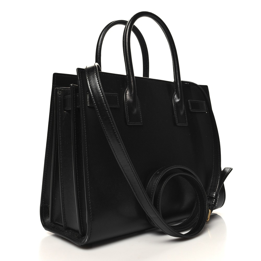 Calfskin Baby Sac De Jour Black