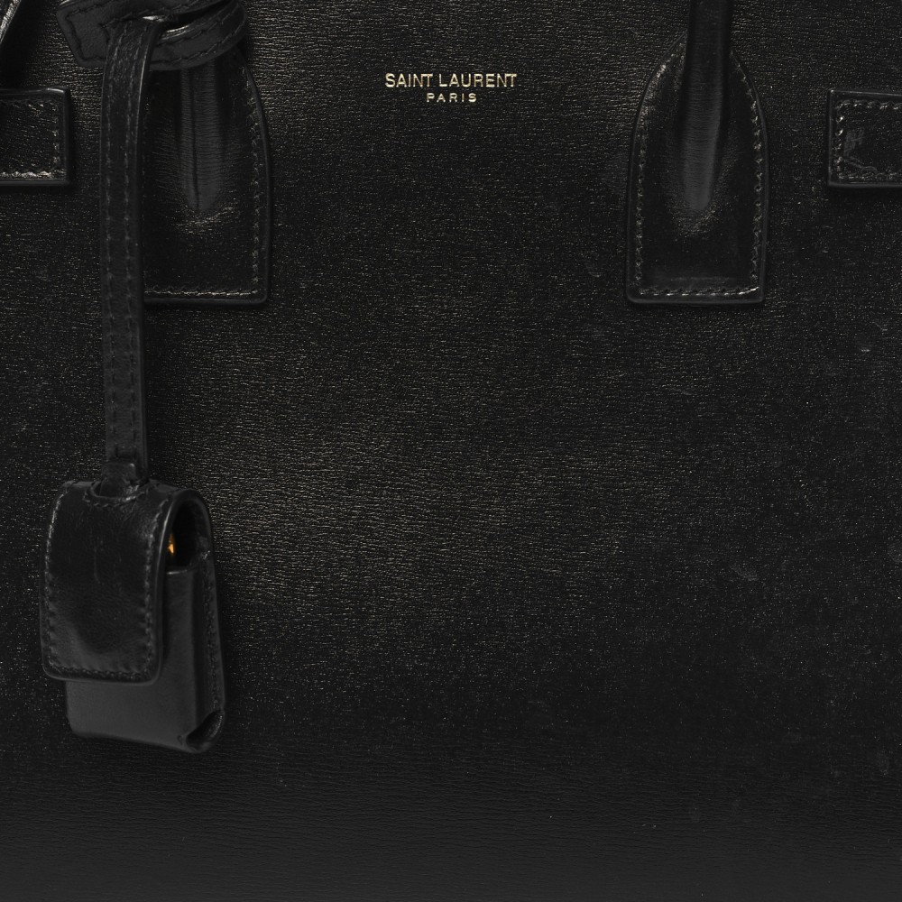 Calfskin Baby Sac De Jour Black