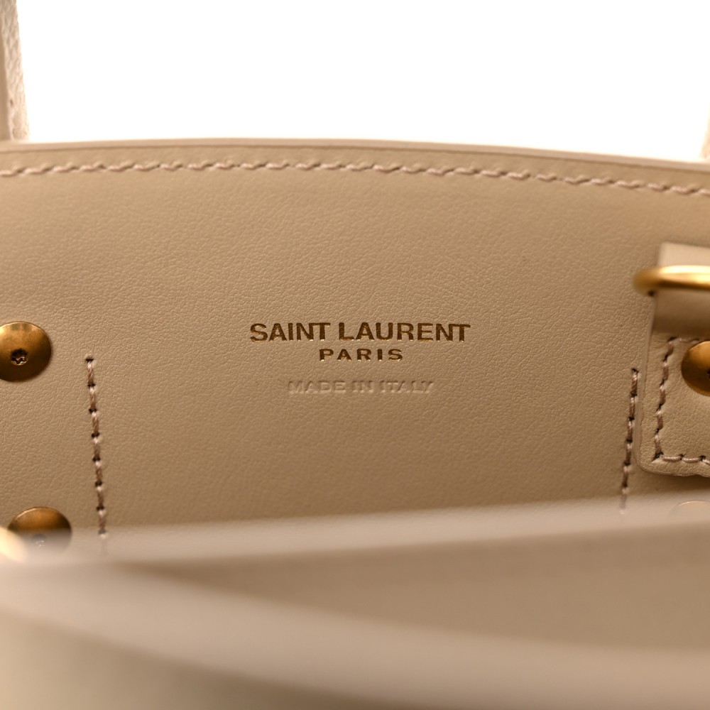 Grained Calfskin Nano Sac De Jour Sea Salt