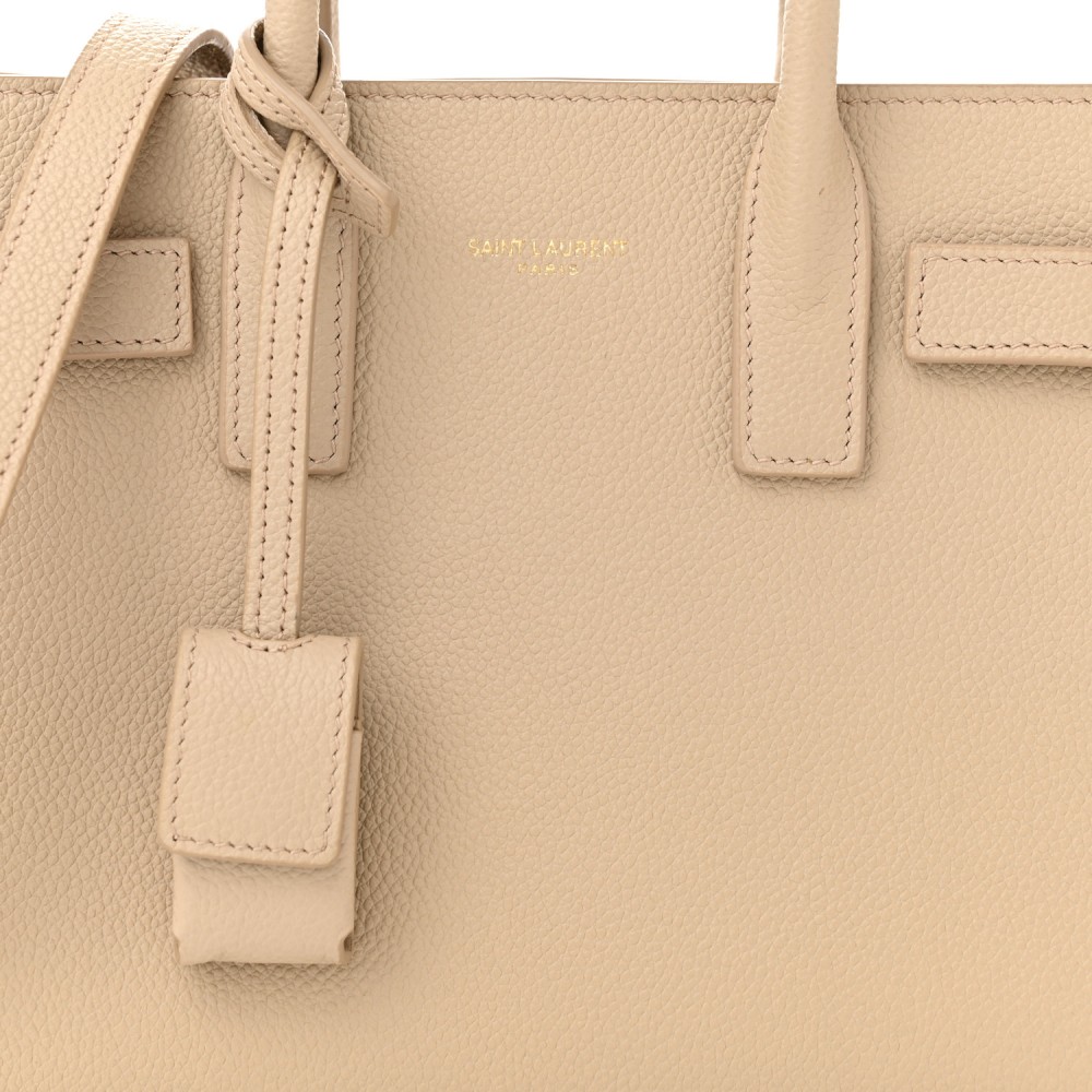 Grained Calfskin Nano Sac De Jour Sea Salt