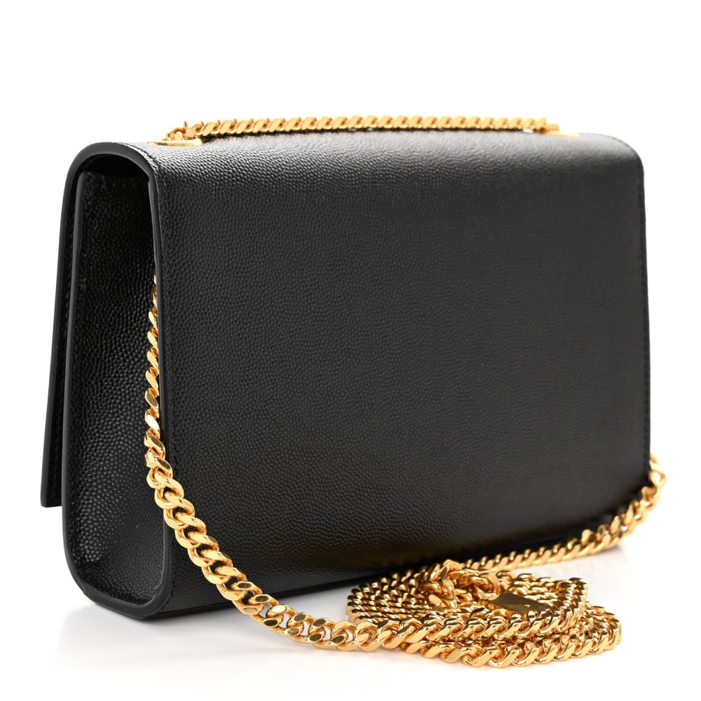 Grain De Poudre Small Monogram Kate Satchel Black